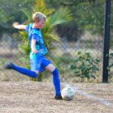 Child playing Soccer/Futbol at Journey School of Costa Rica